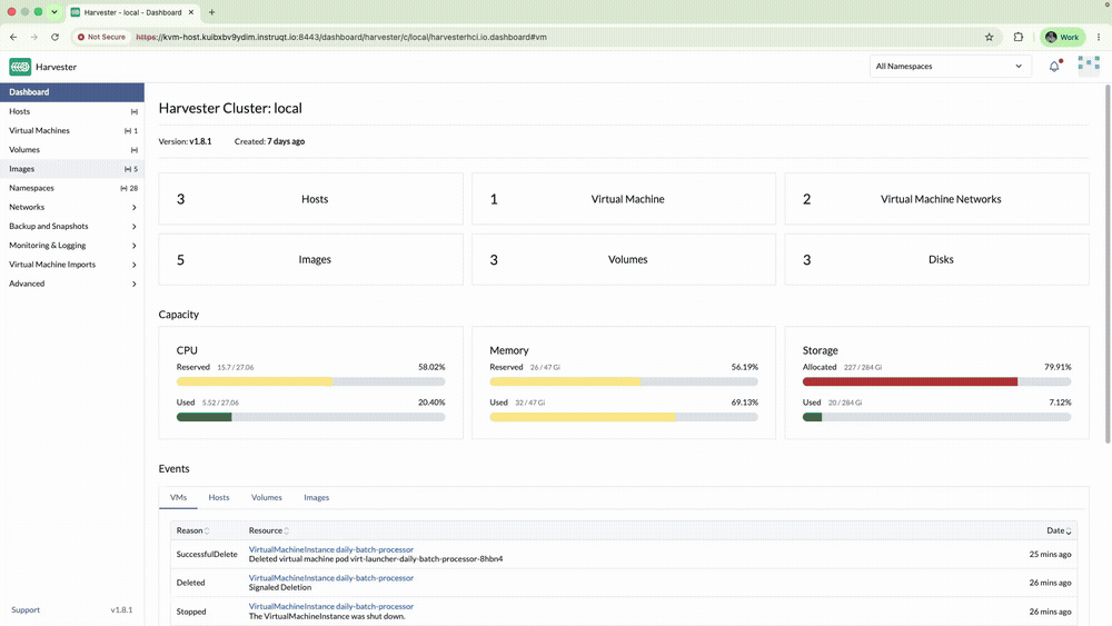 Creating the development overlay network