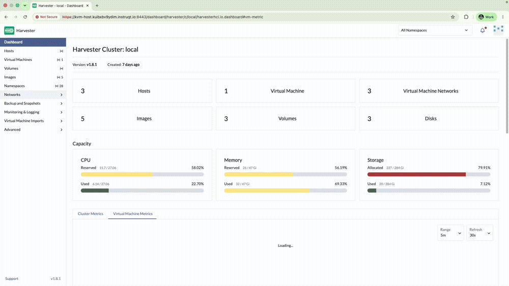 Creating the development VPC subnet