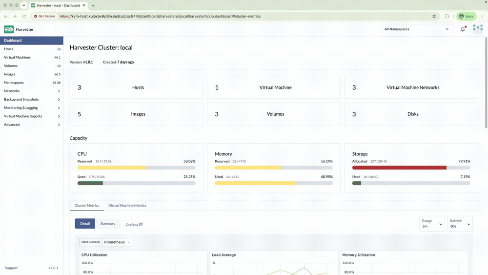 Attaching a VM to the new network